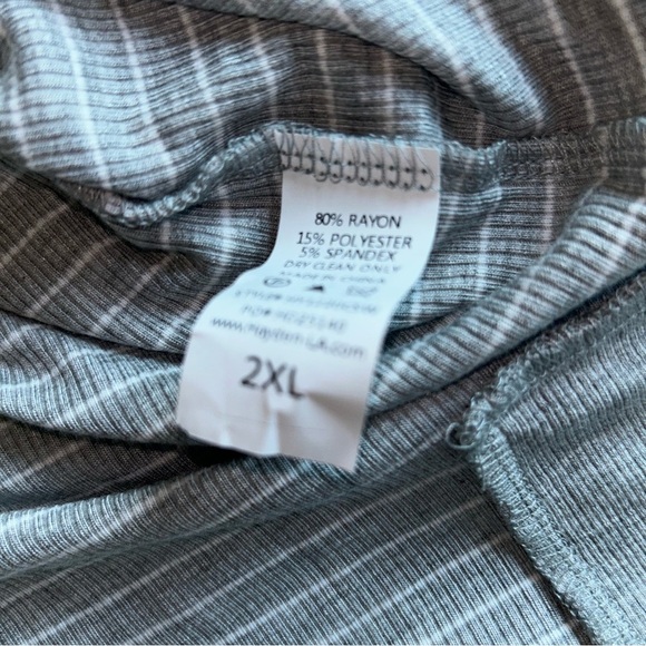 Hayden Black and White Striped Tunic - Picture 5 of 7